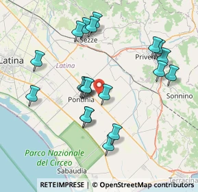 Mappa 04014 Pontinia LT, Italia (8.094)