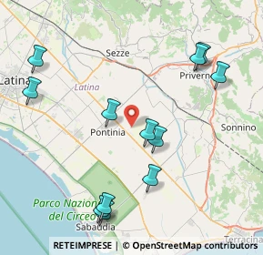 Mappa 04014 Pontinia LT, Italia (9.84083)