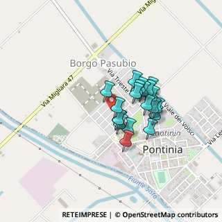 Mappa Via Alessandro Manzoni, 04014 Pontinia LT, Italia (0.317)