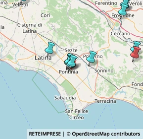 Mappa Via Migliara 48 Dx, 04014 Pontinia LT, Italia (17.56)