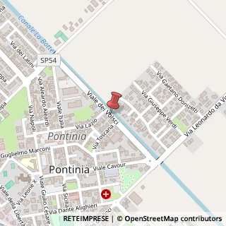 Mappa Via dei Volsci,  29, 04014 Pontinia, Latina (Lazio)