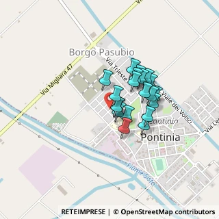 Mappa Via Giovanni Boccaccio, 04014 Pontinia LT, Italia (0.3075)