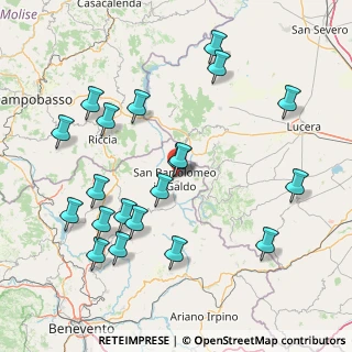 Mappa CONTRADA FASTUCCI, 82028 San Bartolomeo in Galdo BN, Italia (18.8135)