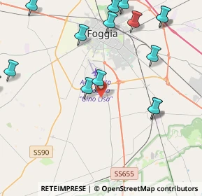 Mappa Via ascoli, 71122 Foggia FG, Italia (5.80563)