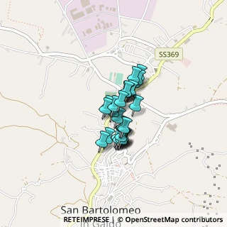 Mappa Viale Padre Pio, 82028 San Bartolomeo In Galdo BN, Italia (0.25862)