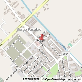 Mappa Via trieste, 04014 Pontinia, Latina (Lazio)