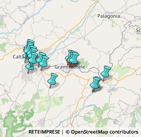 Mappa Via Costa, 95042 Grammichele CT, Italia (7.967)