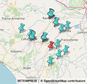 Mappa Via Fresia, 95042 Grammichele CT, Italia (14.35)