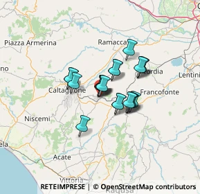 Mappa Via Fresia, 95042 Grammichele CT, Italia (9.3975)