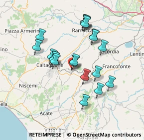 Mappa Via Giuseppe Garibaldi, 95042 Grammichele CT, Italia (14.356)
