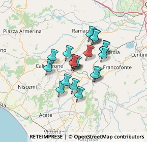 Mappa Via Piave, 95042 Grammichele CT, Italia (10.981)