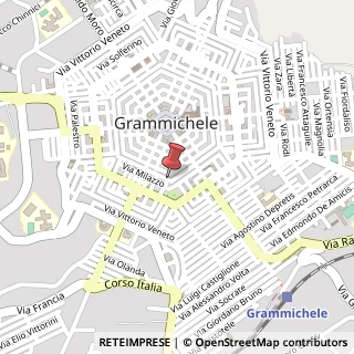 Mappa Via Silvio Pellico, 58, 95042 Grammichele CT, Italia, 95042 Grammichele, Catania (Sicilia)