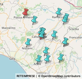 Mappa Via Giuseppe D'Andrea, 95041 Caltagirone CT, Italia (15.67)
