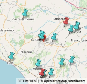 Mappa Via Giuseppe Garibaldi, 95041 Caltagirone CT, Italia (21.43588)