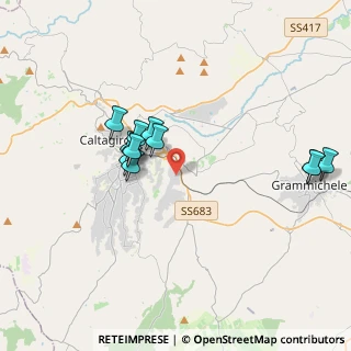Mappa Via Giuseppe Garibaldi, 95041 Caltagirone CT, Italia (3.91583)