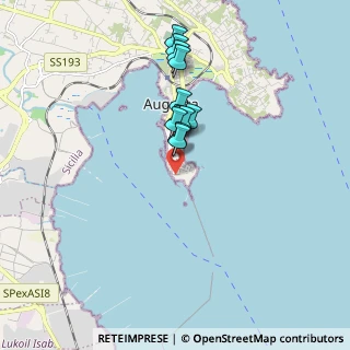 Mappa Via Vettor Pisani, 96011 Augusta SR, Italia (1.57833)