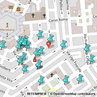 Mappa Via Filippo Cordova, 95042 Grammichele CT, Italia (0.084)