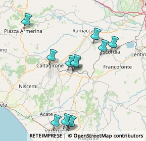 Mappa Via Filippo Cordova, 95042 Grammichele CT, Italia (18.00583)