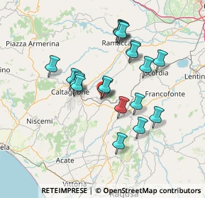 Mappa Via Filippo Cordova, 95042 Grammichele CT, Italia (14.379)