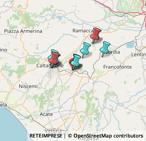 Mappa Via Filippo Cordova, 95042 Grammichele CT, Italia (8.81545)
