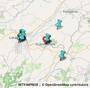 Mappa Via Francesco Crispi, 95042 Grammichele CT, Italia (7.7635)