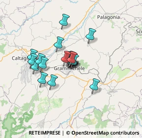 Mappa Via Fratelli Cairoli, 95042 Grammichele CT, Italia (4.9845)