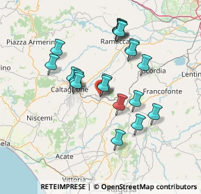 Mappa Via Marco Minghetti, 95042 Grammichele CT, Italia (14.4315)