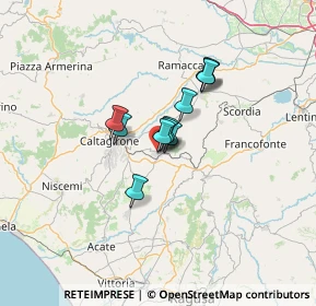 Mappa Via Marco Minghetti, 95042 Grammichele CT, Italia (8.66455)