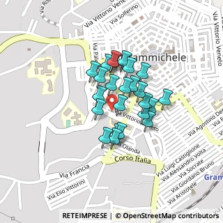 Mappa Via Marco Minghetti, 95042 Grammichele CT, Italia (0.16667)