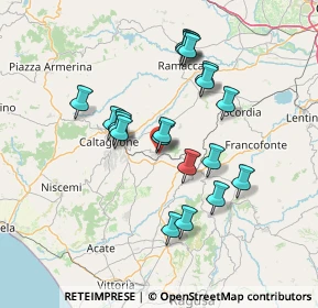 Mappa Via De Felice, 95042 Grammichele CT, Italia (14.428)