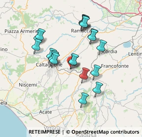 Mappa Via Urano, 95042 Grammichele CT, Italia (14.317)