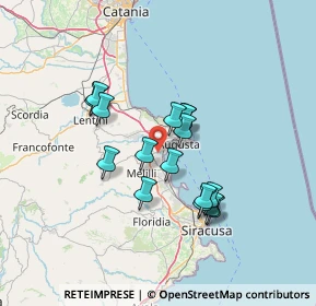 Mappa 6599+36, 96010 Melilli SR, Italia (12.535)