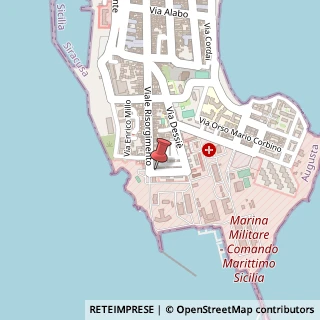 Mappa Via Vittor Pisani, 4, 96011 Augusta, Siracusa (Sicilia)