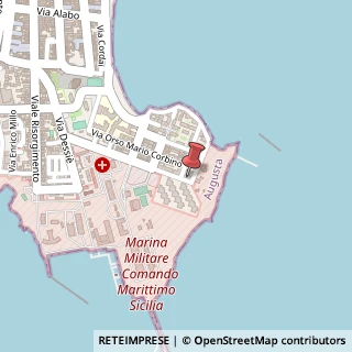 Mappa Via F. Caracciolo, 124, 96011 Augusta, Siracusa (Sicilia)
