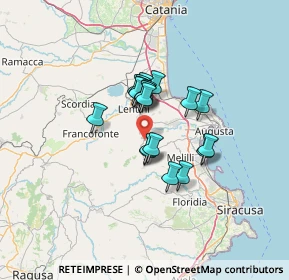 Mappa SP 9, 96010 Sortino SR, Italia (9.7605)