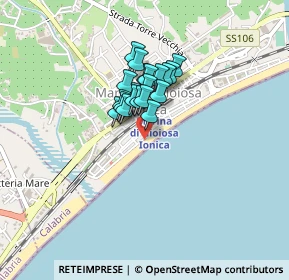 Mappa Via Cristoforo Colombo Lungomare lato sud, 89046 Marina di Gioiosa Ionica RC, Italia (0.2895)