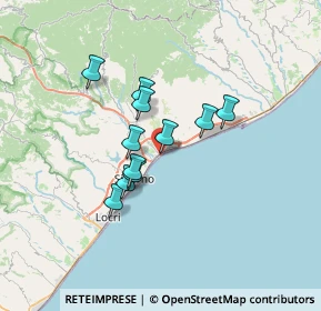 Mappa Via Cristoforo Colombo Lungomare lato sud, 89046 Marina di Gioiosa Ionica RC, Italia (5.55727)