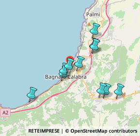 Mappa Viale delle Rimembranze, 89011 Bagnara Calabra RC, Italia (3.70727)