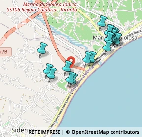 Mappa Contrada Romano, 89048 Siderno RC, Italia (1.08)