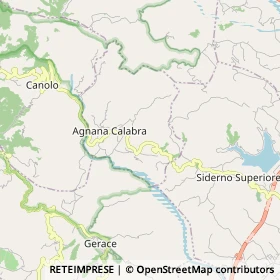 Mappa Agnana Calabra