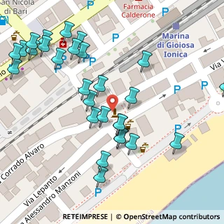 Mappa Via Corrado Alvaro, 89046 Marina di Gioiosa Ionica RC, Italia (0.07143)
