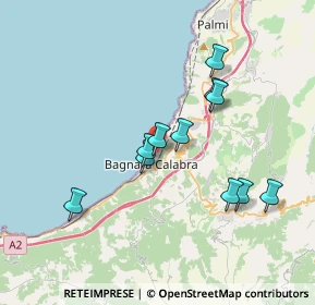 Mappa Rione Cacilì, 89011 Bagnara Calabra RC, Italia (3.62636)