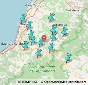 Mappa 89056 Oppido Mamertina RC, Italia (6.82077)