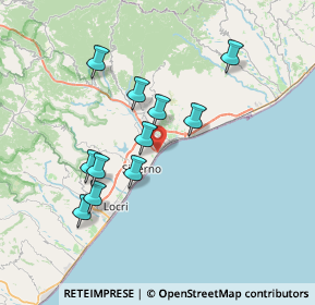 Mappa Via Misserianni, 89048 Siderno RC, Italia (7.29)