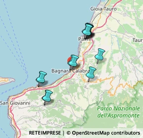 Mappa Parallela I Regione Melarosa, 89011 Bagnara Calabra RC, Italia (7.17286)