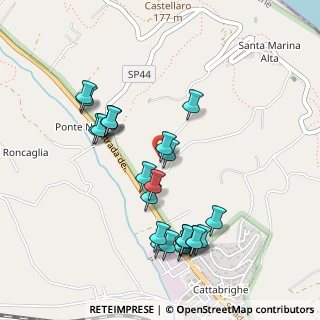 Mappa Strada di Santa Marina, 61121 Pesaro PU, Italia (0.5125)