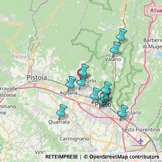 Mappa Via Don Giovanni Minzoni, 59013 Montemurlo PO, Italia (6.77077)