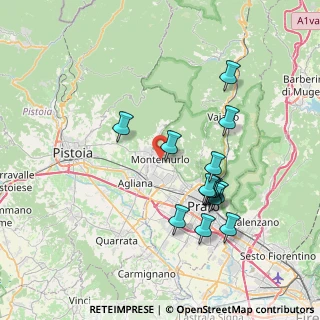Mappa Via Don Giovanni Minzoni, 59013 Montemurlo PO, Italia (7.45571)