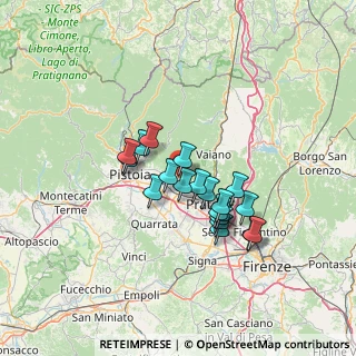 Mappa Via Don Giovanni Minzoni, 59013 Montemurlo PO, Italia (10.9015)