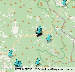 Mappa Piazza Municipio, 50060 San Godenzo FI, Italia (3.401)